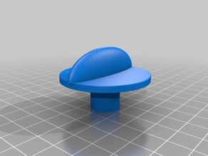 moulinex mikrodalga fırın düğmesi yedek parça topuzu 3d print model - Mito3D