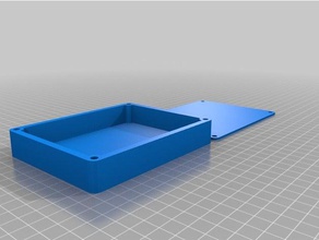 meine angepasste customizer box Deckel Schraube Löcher diy kundengebundene 3d print model - Mito3D