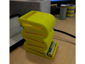 battery dispenser - customizable organization 3d print model - Mito3D