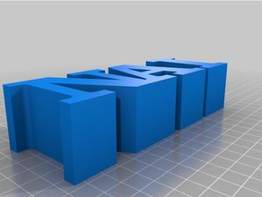 nai customized 3d print model - Mito3D