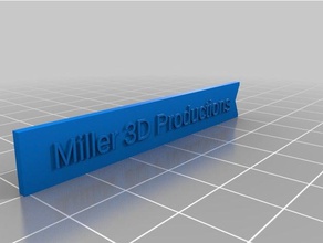 miller3d prod personnalisé 3d print model - Mito3D