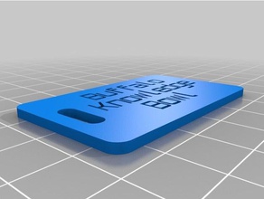 kb tag organizzazione su misura 3d print model - Mito3D