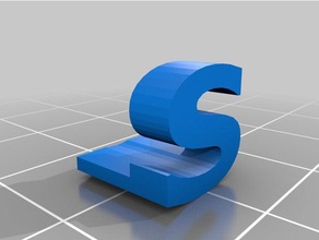 jw Buchstaben Skulpturen kundengebundene 3d print model - Mito3D