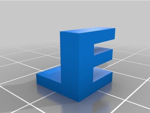 el lettere sculture su misura 3d print model - Mito3D