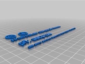 tewxt signos y logotipos personalizado 3d print model - Mito3D