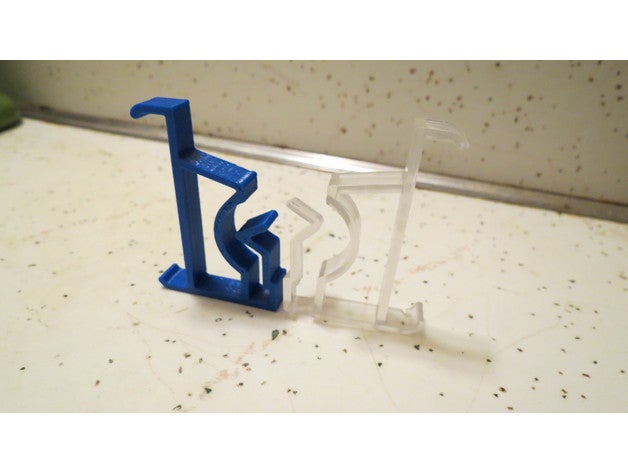 plastic valance clip blinds 3d printing 3D print model - Mito3D