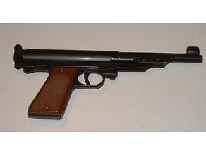 fb record 177 air pistol grips hobby 3dprintable airgun airsoft grip gun handle part replacement 3d print model - Mito3D