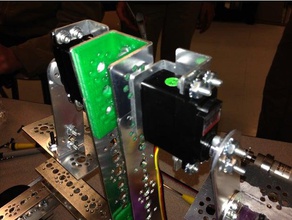 3 lados do canal interno braket robótica 3d print model - Mito3D