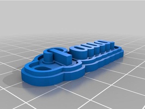 my customized multiline tag keychain paua keychains 3d print model - Mito3D