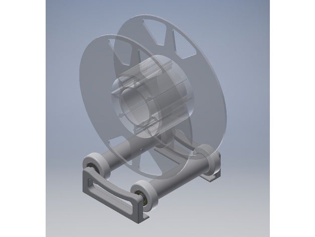 filamento de spool rolo conj Impressora 3d peças guia titular 3D print model - Mito3D