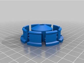 customized parametric filament spool hub 608zz bearing 3de 3d printer accessories 3d print model - Mito3D
