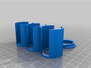 jeu de tirage pièce 4x25 5mm stockage des tubes 3x7coins + pac l'organisation personnalisé 3d print model - Mito3D