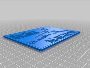 rustico thingiverse normal Arte 2d personalizado 3d print model - Mito3D