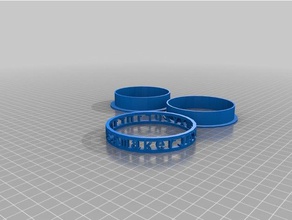 ok bracelets customized 3d print model - Mito3D
