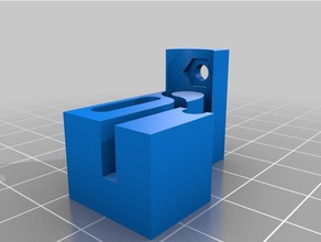 x-axis belt clamp'n'tension 3d printer parts anet a8 upgrade tensioner 3d print model - Mito3D