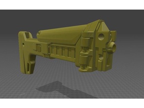 acr extended buttstock sport & outdoors airsoft parts 3d print model - Mito3D
