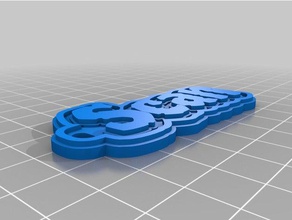 scan Schlüsselanhänger kundengebundene 3d print model - Mito3D