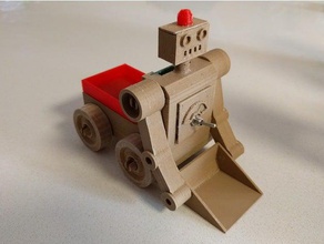 tracktor Roboter Ort electrnics Modell-Roboter 3d print model - Mito3D