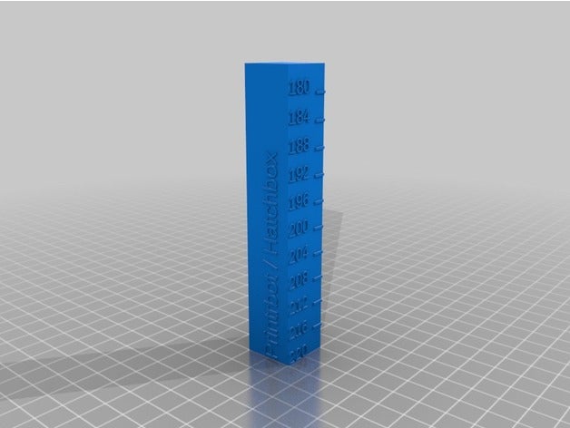 digistruct pla temp calibration tower 3d printing tests customized 3D print model - Mito3D
