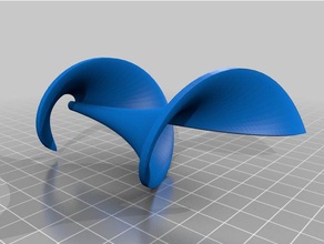 part dini's surface math art 3d print model - Mito3D