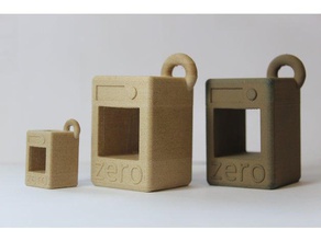 blocks zero keyholder accessories key chain holder 3d print model - Mito3D