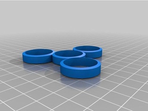 compatto tri fidget spinner giocattolo & accessori di gioco handspinner 3d print model - Mito3D
