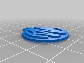 mi monograma personalizado colgante la joyería 3d print model - Mito3D