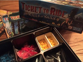 bilhete de viagem trilhos velas caixa peças do jogo brinquedo & acessórios para jogos 3d print model - Mito3D