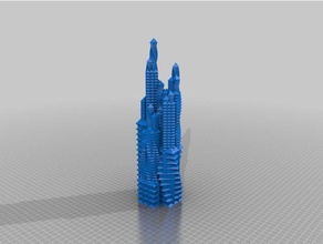 my customized skyscrapers decor 3d print model - Mito3D