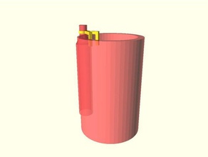 co2-Flasche, keg-mount diy Bier co2 kegerator mount 3d print model - Mito3D
