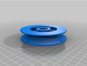my customized filament wire spool wheel creator 3d printer accessories 3d print model - Mito3D