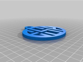 esp 3 de monograma colgante la joyería personalizado 3d print model - Mito3D