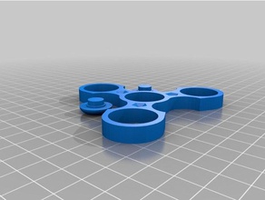 tri-spinner caps mechanical toys bearing cap fidget spinner toy tri 3d print model - Mito3D