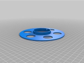 my customized customizeable cable spool organizer gadgets 3d print model - Mito3D