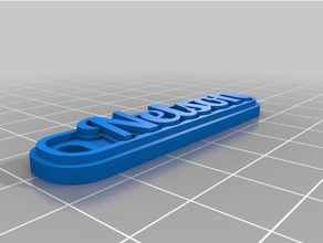 nelson Anahtarlık özelleştirilmiş 3d print model - Mito3D