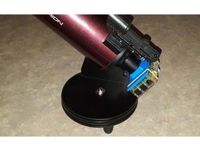 telescopio pi de física y astronomía el adaptador la astrofotografía tapa polvo ocular raspberry cámara rpi 3d print model - Mito3D
