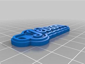 llavero jeixon keychains customized 3d print model - Mito3D