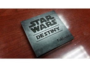 star wars destiny dice box lid toy & game accessories games 3d print model - Mito3D