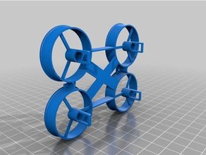 piccolo grido telaio alternativo r c i veicoli micro quadcopter frame 3d print model - Mito3D