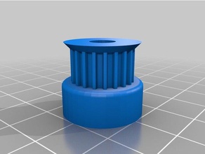 pulley2 5p 20t 0 3extradepth Impresora 3d de las piezas personalizado 3d print model - Mito3D