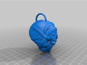 eddie faub maiden logo La stampa 3d testa ferro madien cranio 3d print model - Mito3D