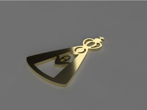 nossa senhora porta-chaves chaveiros católica igreja chaveiro religião 3d print model - Mito3D