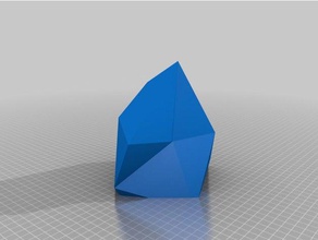 forma de cristal las esculturas 3d print model - Mito3D