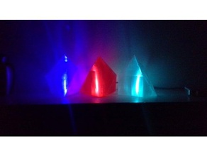 usb flashing iceberg night light decor fast flash 3d print model - Mito3D