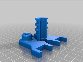 gemeinsame dual-extruder-Draht-Webstuhl Zugentlastung 3d-Drucker Teile flashforge powerspec wanhao 3d print model - Mito3D