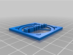 mon personnalisés grille du ventilateur L'imprimante 3d de pièces personnalisé 3d print model - Mito3D