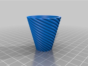spiral Kupası kaplar 3d print model - Mito3D