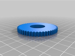 50 tooth spur gear parts customized 3d print model - Mito3D