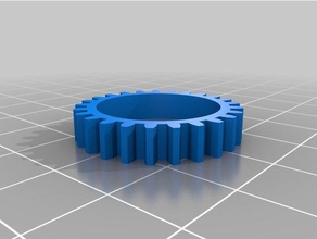 25 tooth spur gear parts customized 3d print model - Mito3D