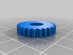 25 tooth spur gear1 parts customized 3d print model - Mito3D
